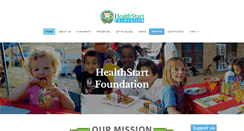 Desktop Screenshot of healthstartfoundation.org
