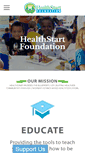 Mobile Screenshot of healthstartfoundation.org